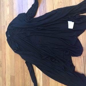 Black flowy jacket